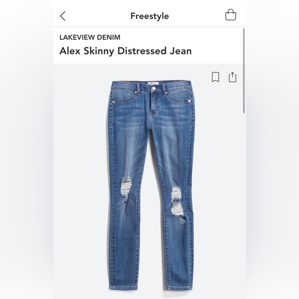 Lakeview Denim skinny jeans